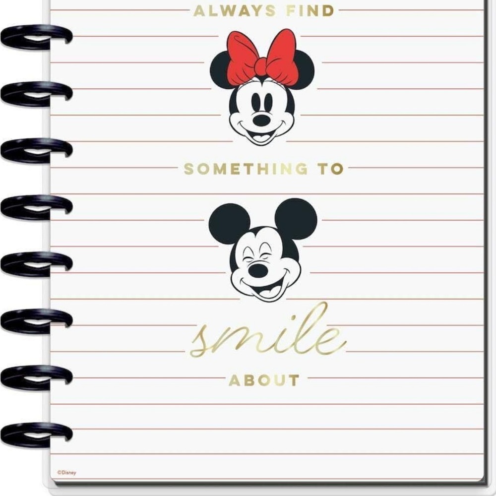 Happy Planner Disney Goal and Positivity Classic Journal Mickey and Minnie